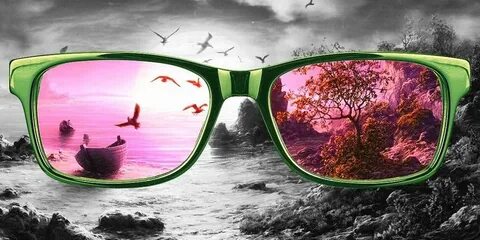 Розовые очки