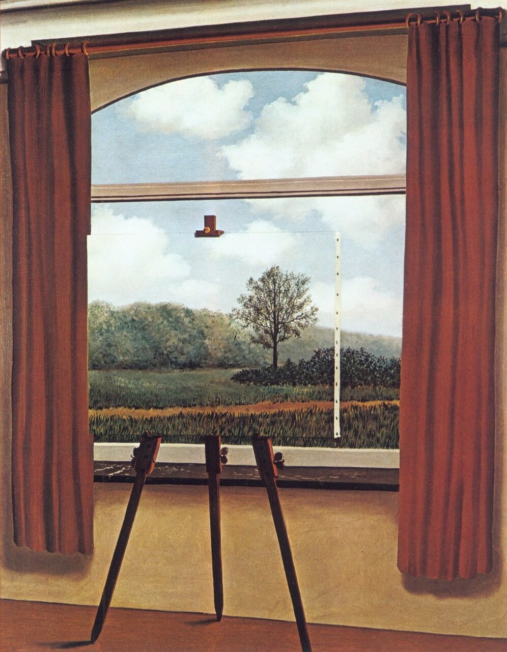 Условия человеческого существования картина рене магритт