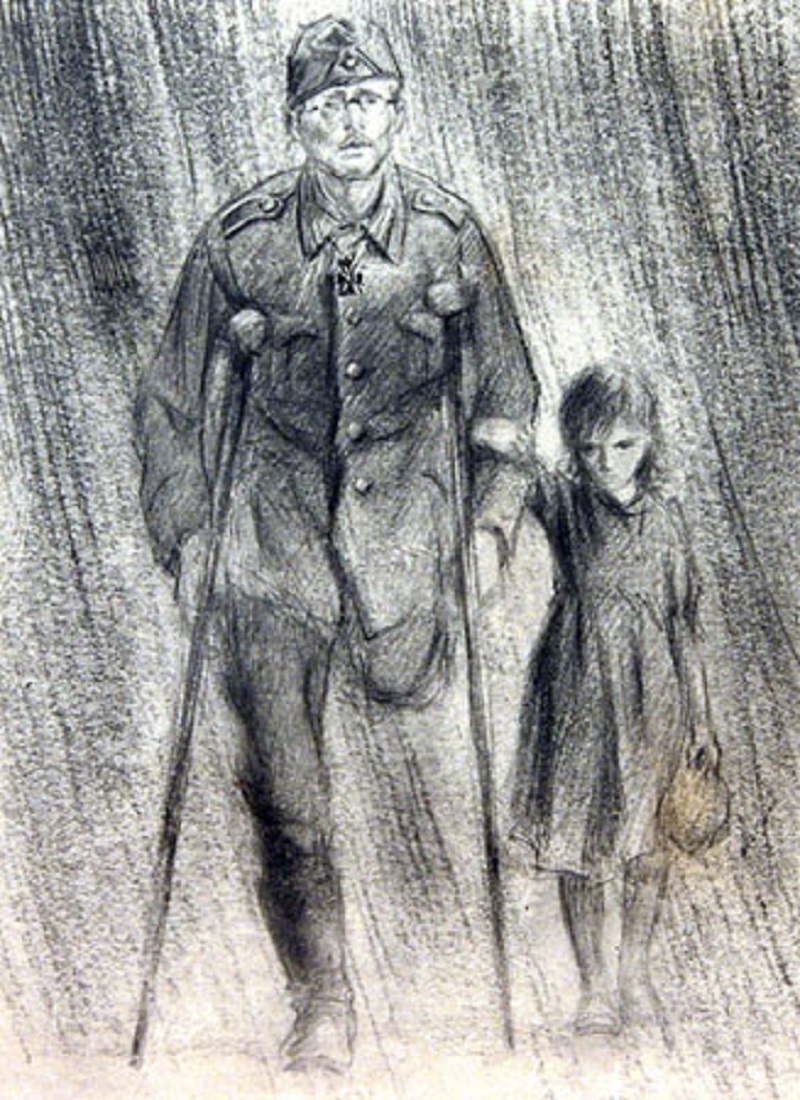 Отцы и дети тема войны. Рисунок про войну. Дети войны иллюстрации.