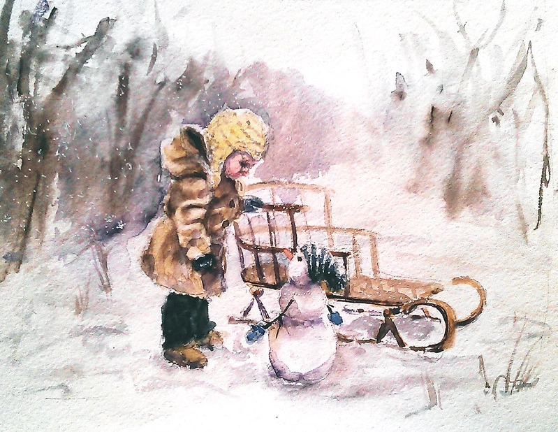 Сказочка о снеговичке