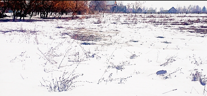 Весна, деревня, огород,