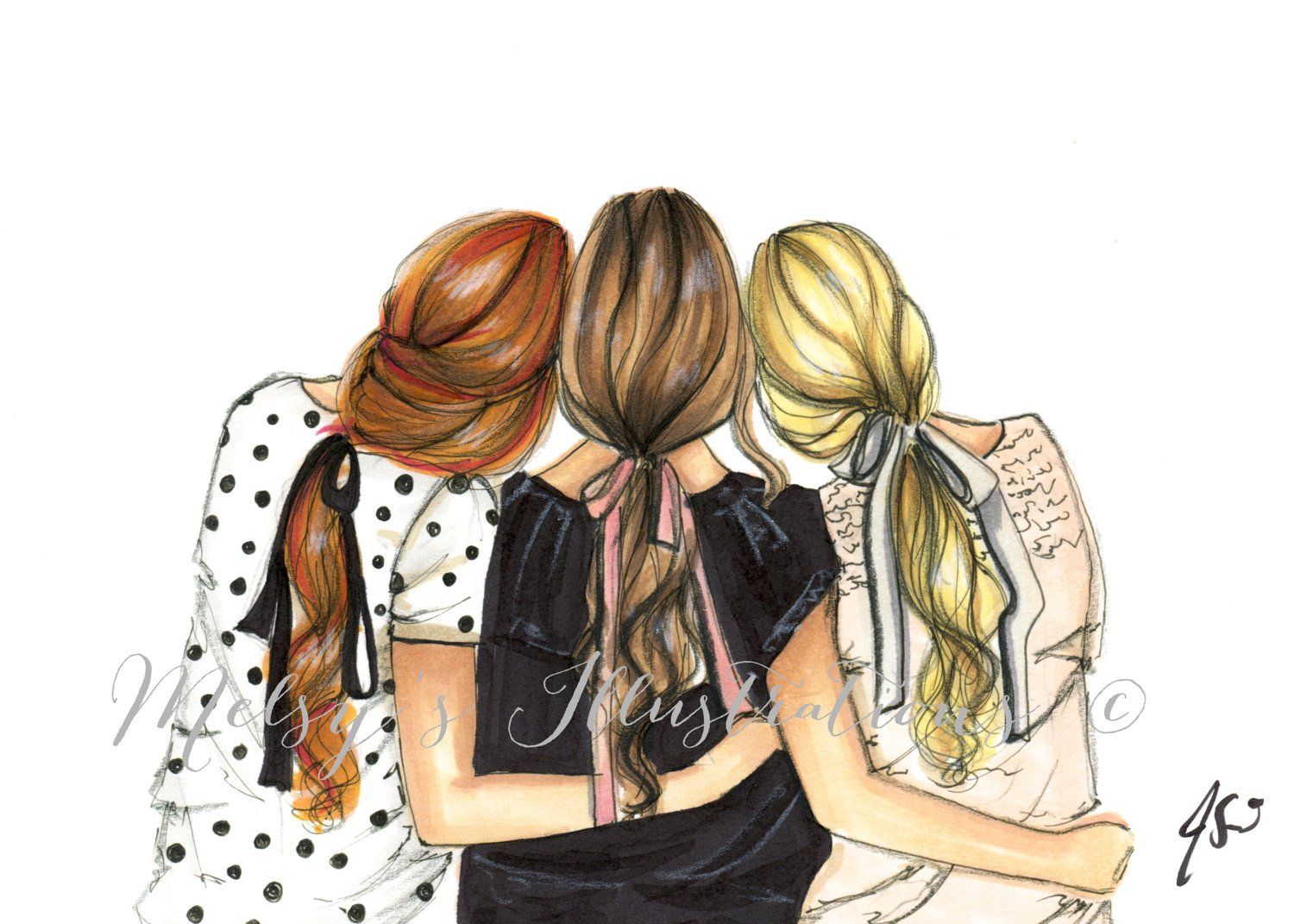 О трёх подружках