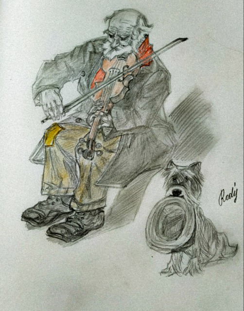 Глубокие морщины укрывали лоб