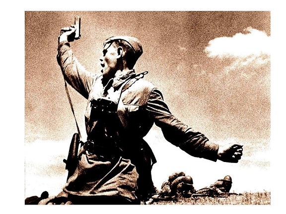 Враг не пройдёт, ни шагу назад. Экспромт