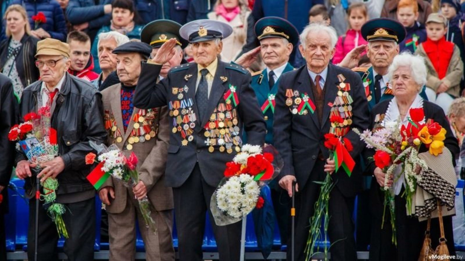 Встречи ветеранов в день победы