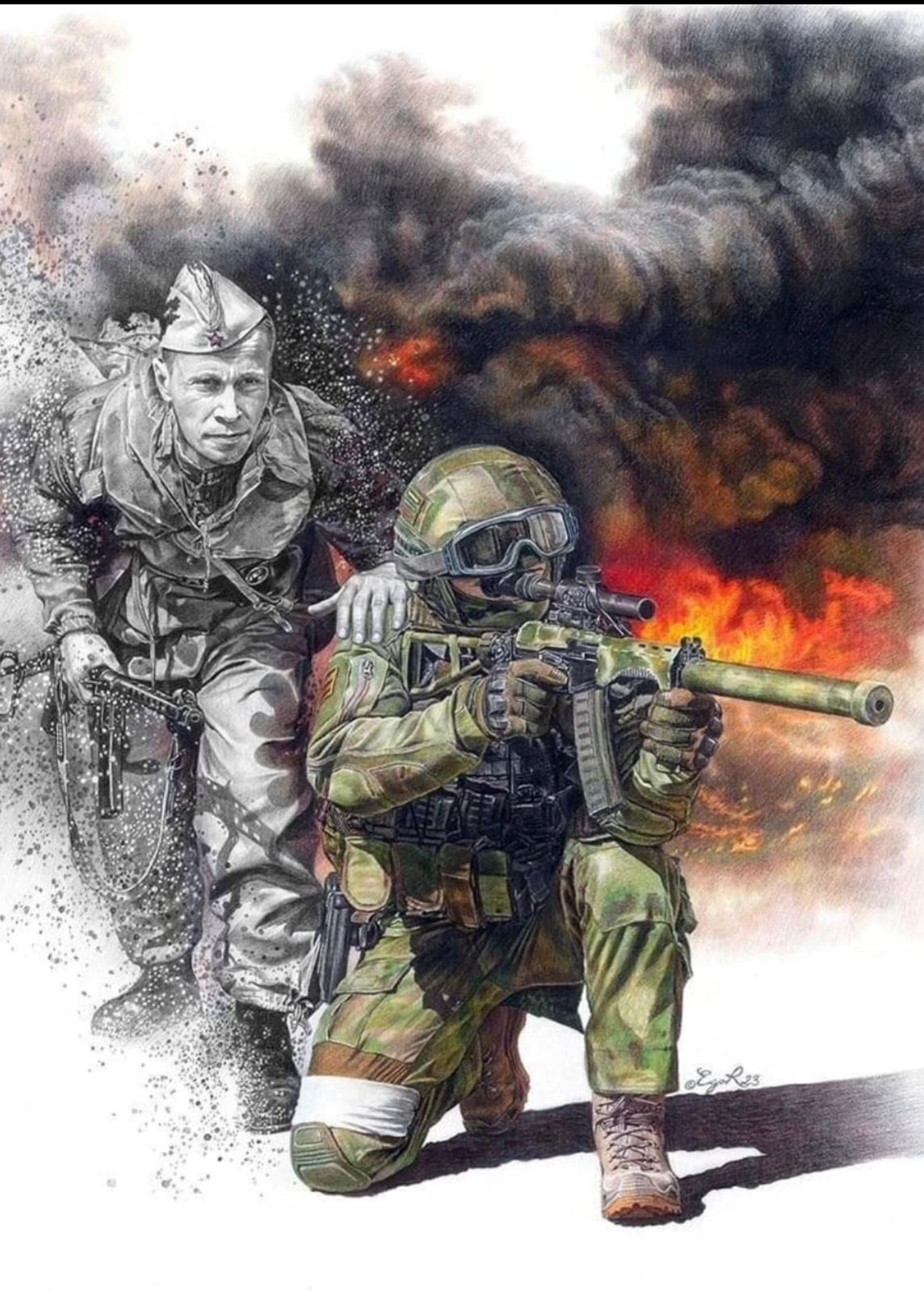 За нами память воевавших