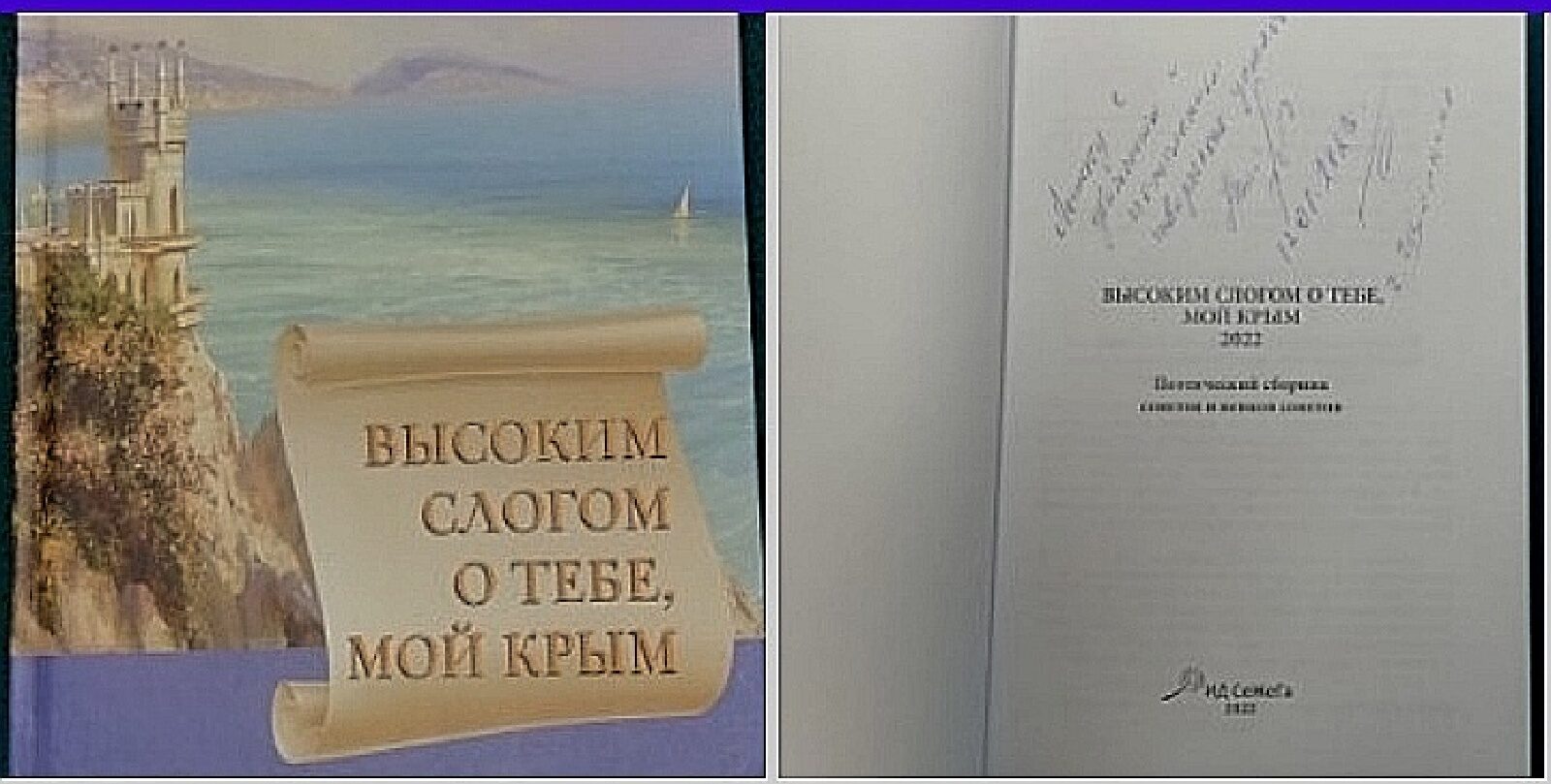 В благодарность Н. В. Плаксиной