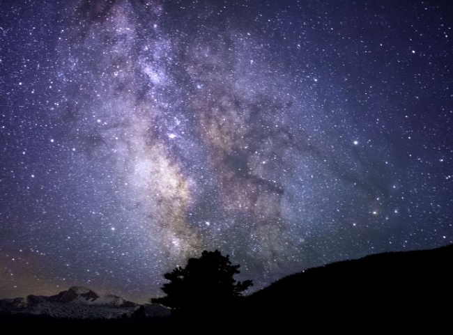 Звёздная ночь в горах