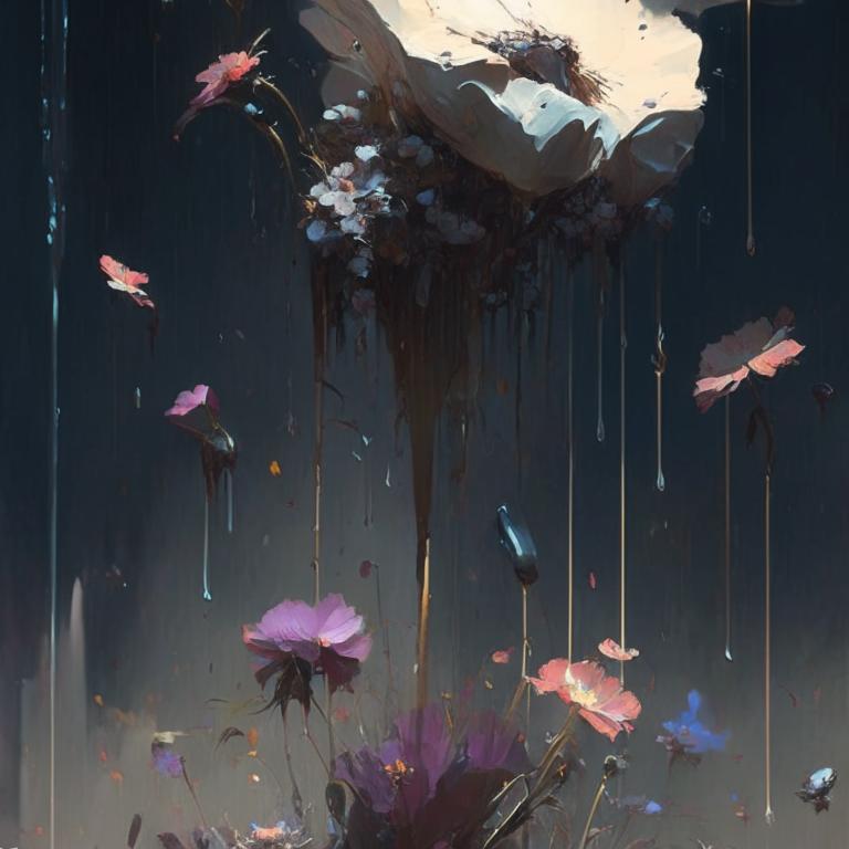 Поникшие цветы