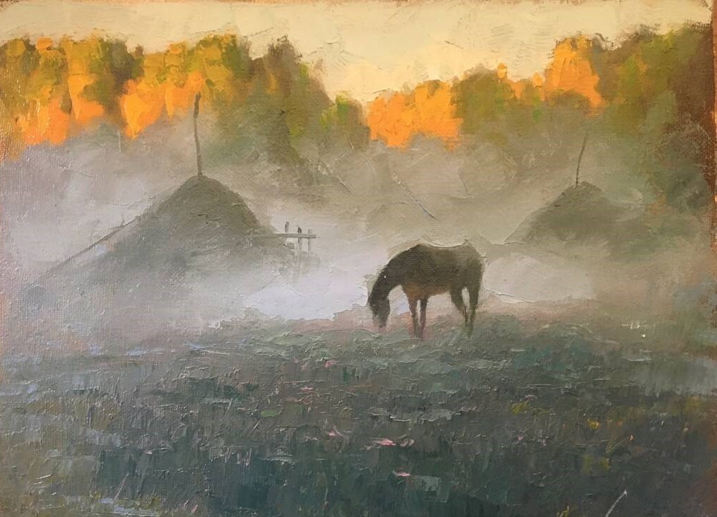 На заимке,..