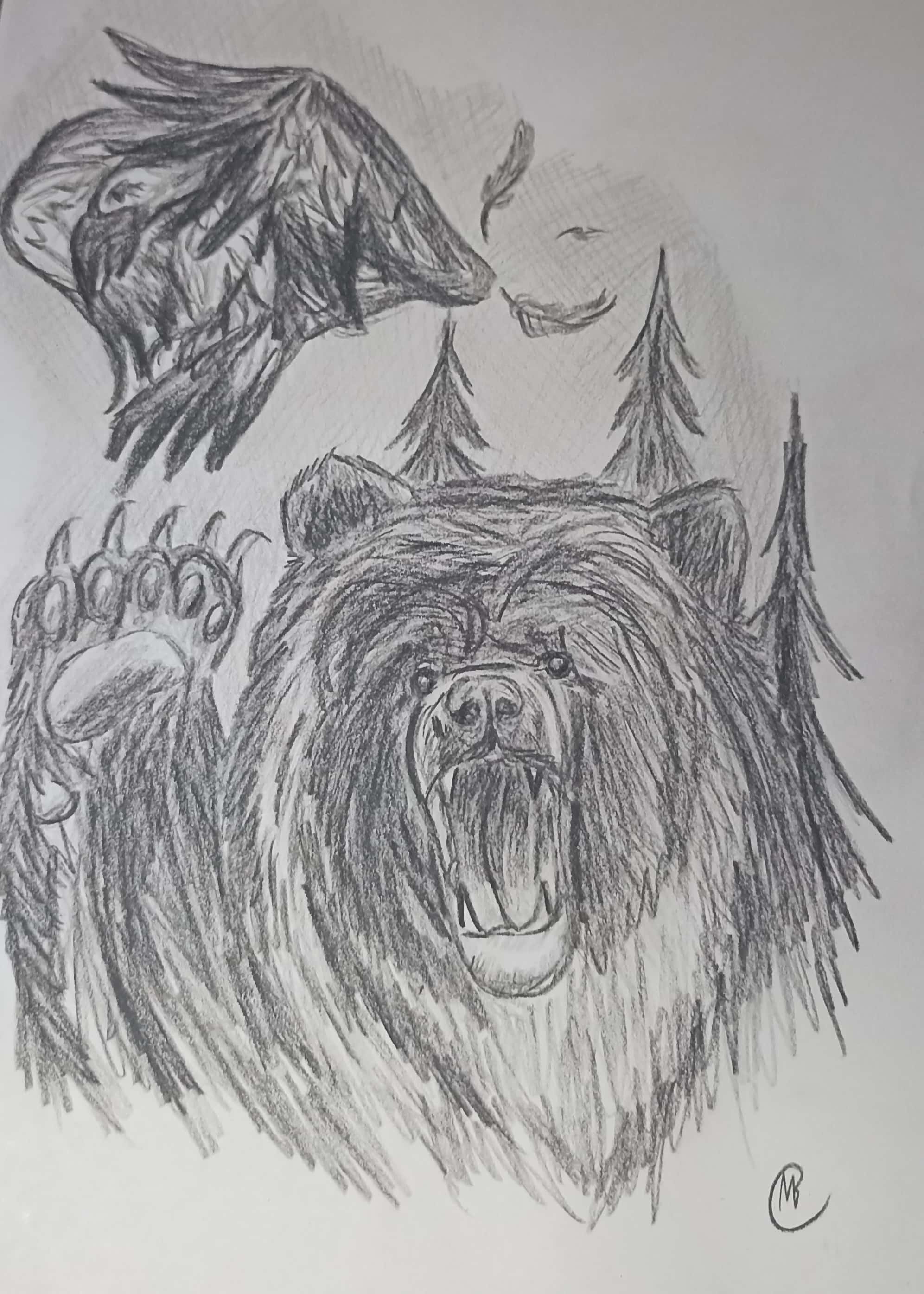 Сказ про орла и медведя