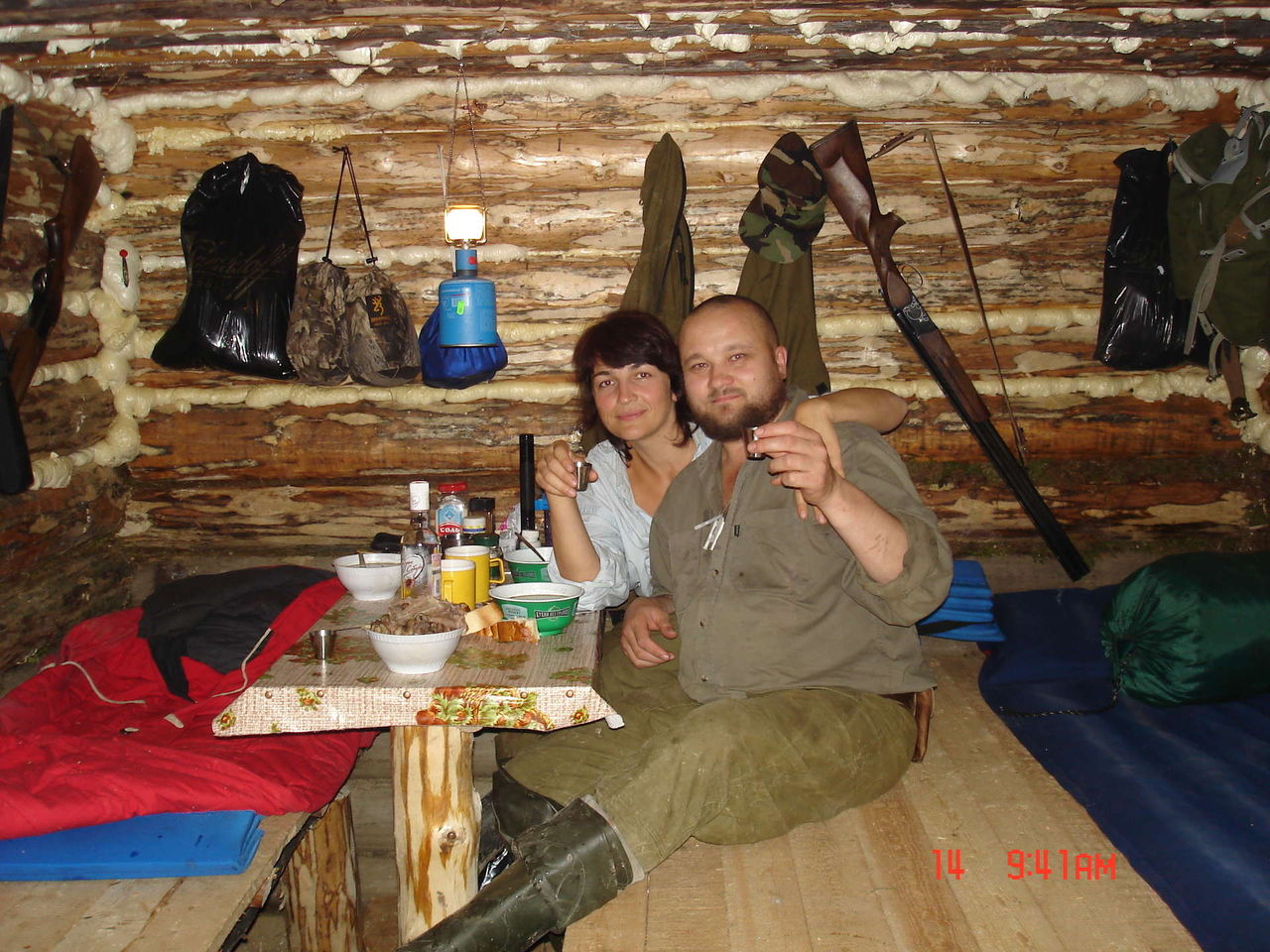 Ночевка в зимовье в тайге