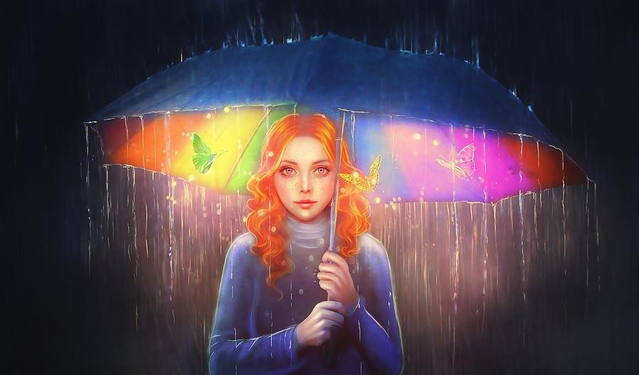 Утренний ливень