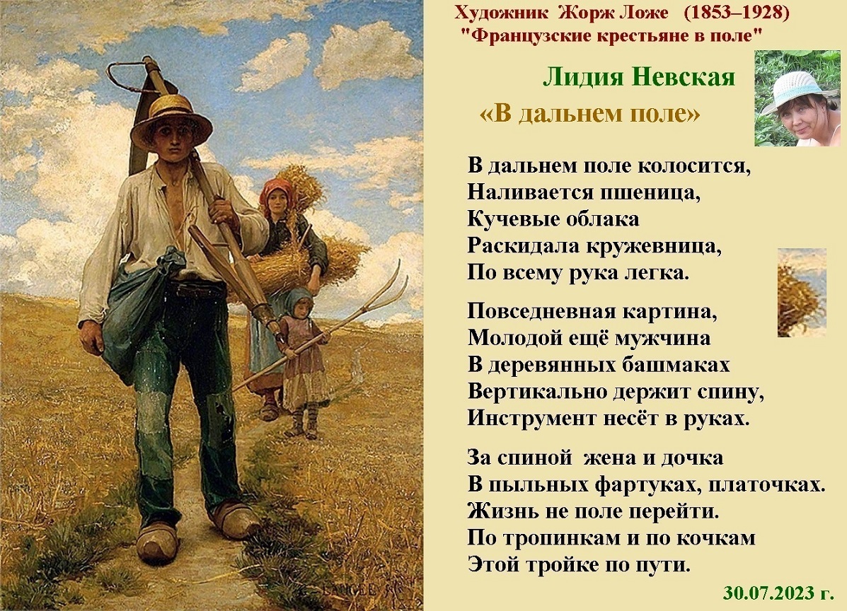 В дальнем поле Стихи и фото