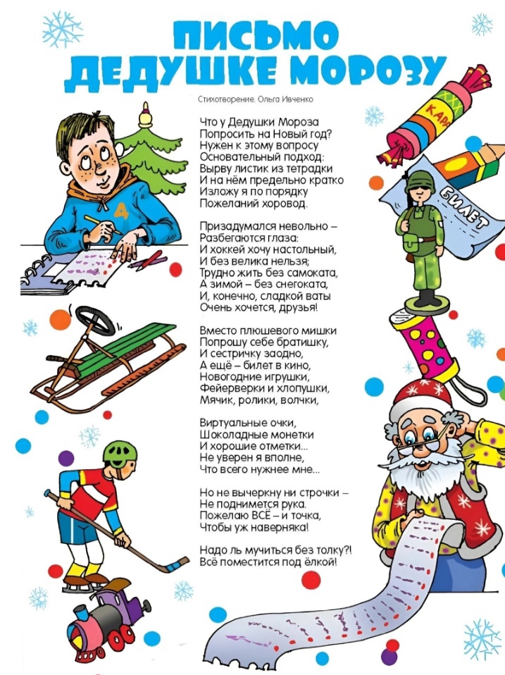 Письмо Дедушке Морозу
