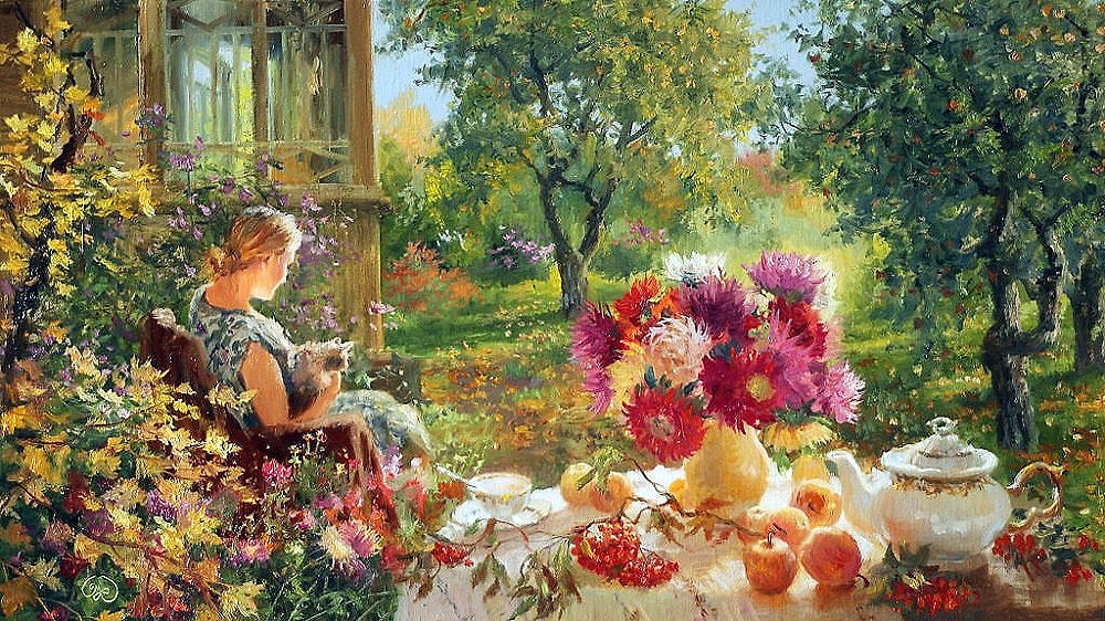 Август-вельможа...