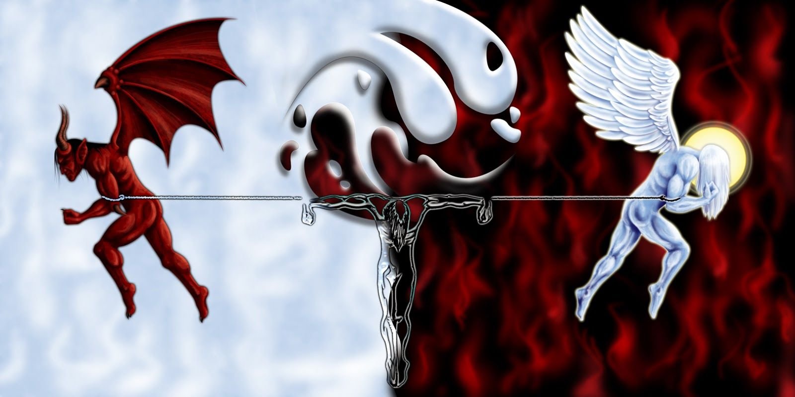 Добро и зло, ангелы и бесы