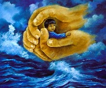 На ладошках у дитя