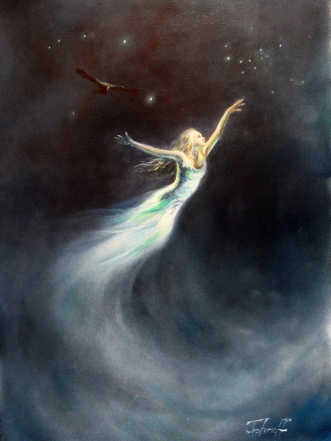 Ангел радости. Душа летела на багамы. Душа ее летела к нему. Полёт души. Волшебная ночь.