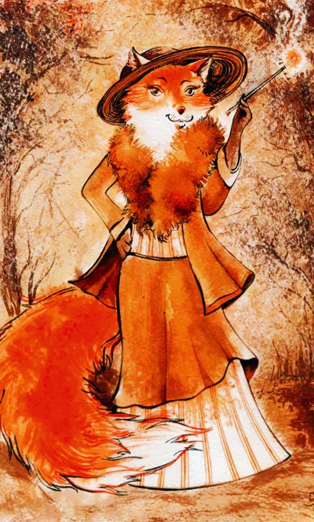 Мадам лиса. Лиса Алиса Патрикеевна. Сказочная Лисичка в шубке. Платье лисички. Хитрая лиса.