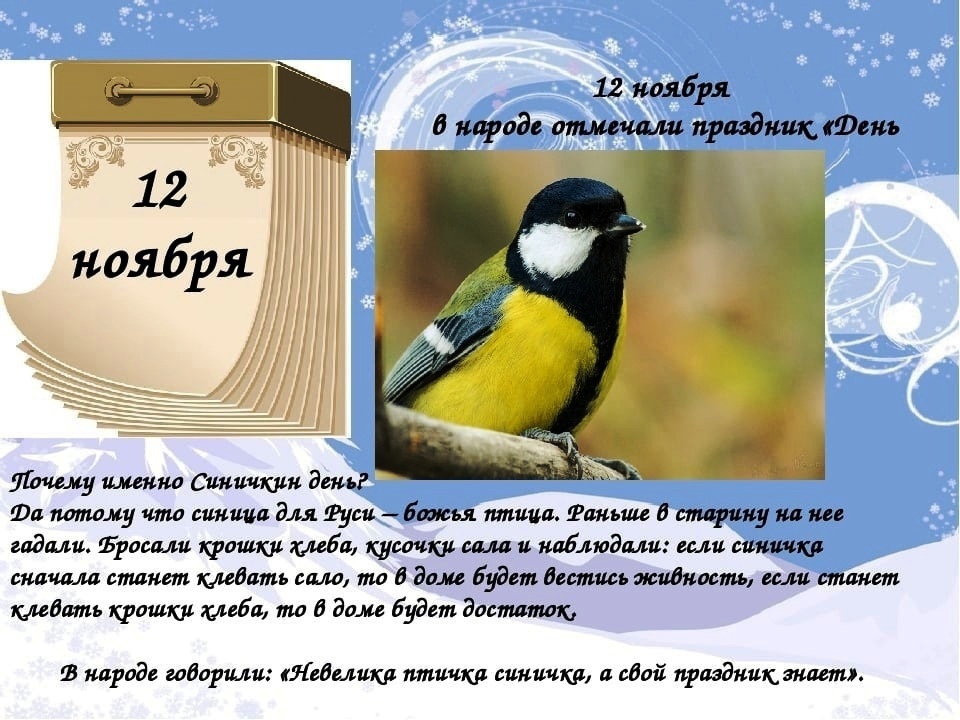 Синичкин День