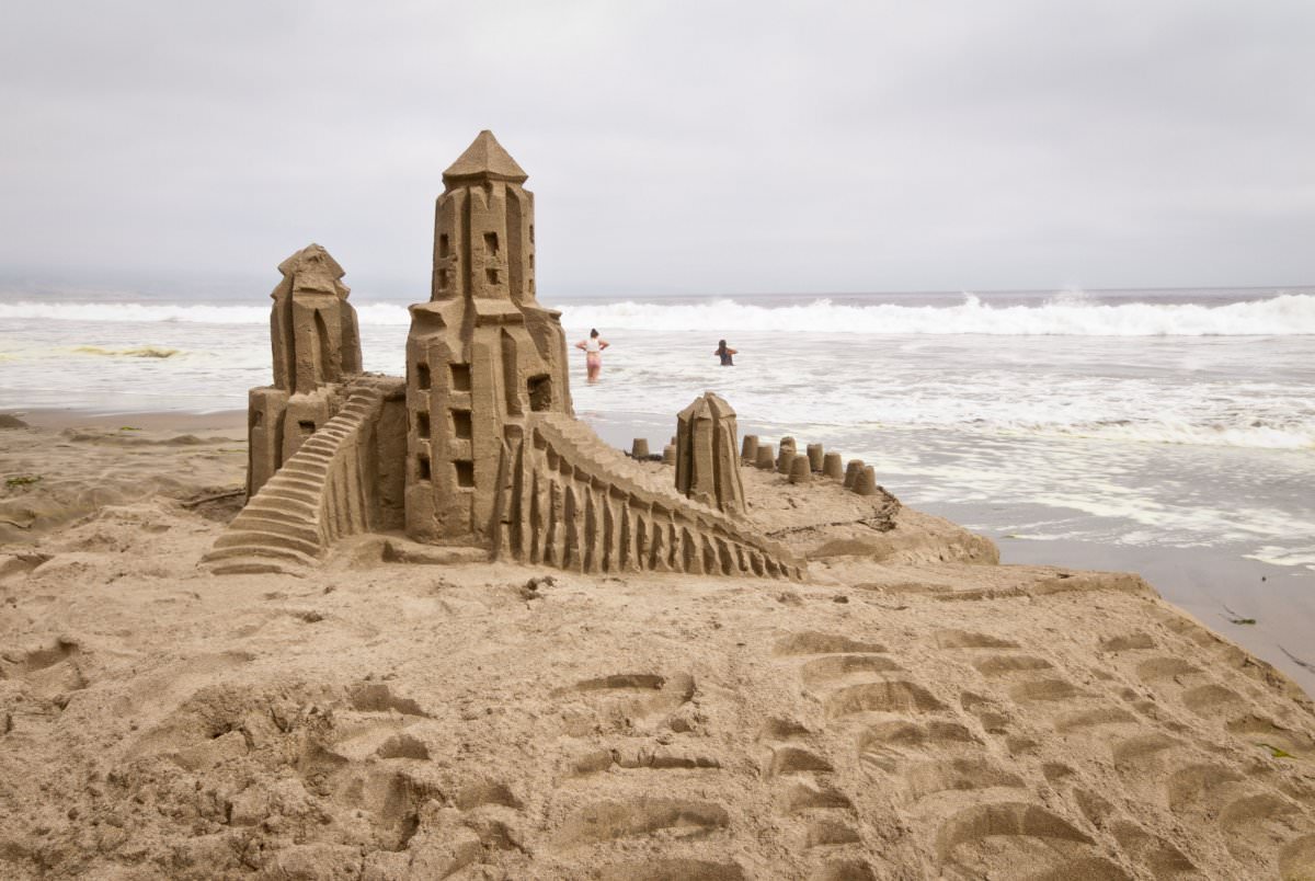 Science Behind Sand Castles - YouTube