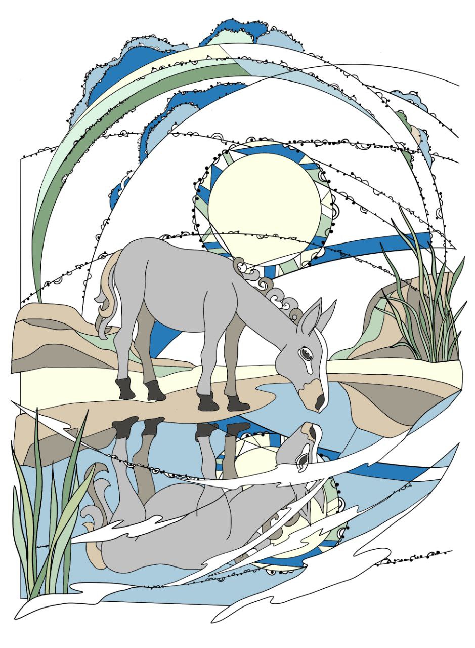 Как осёл проглотил луну