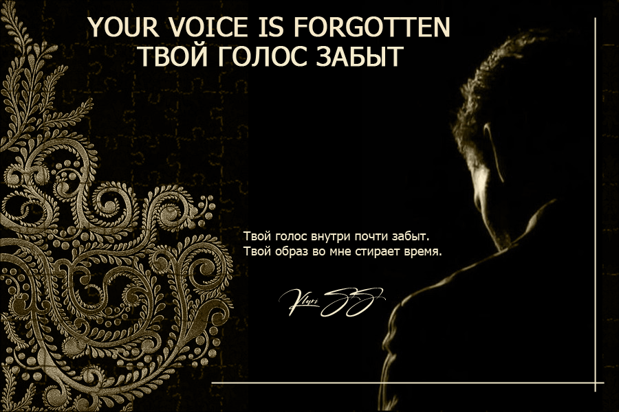 Твой голос забыт