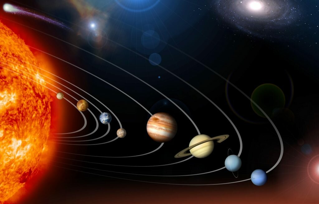 Космос солнце и планеты. Солнечная система Планетная система. Солнечный. Система планет солнечной системы. Планеты нашей солнечной системы.