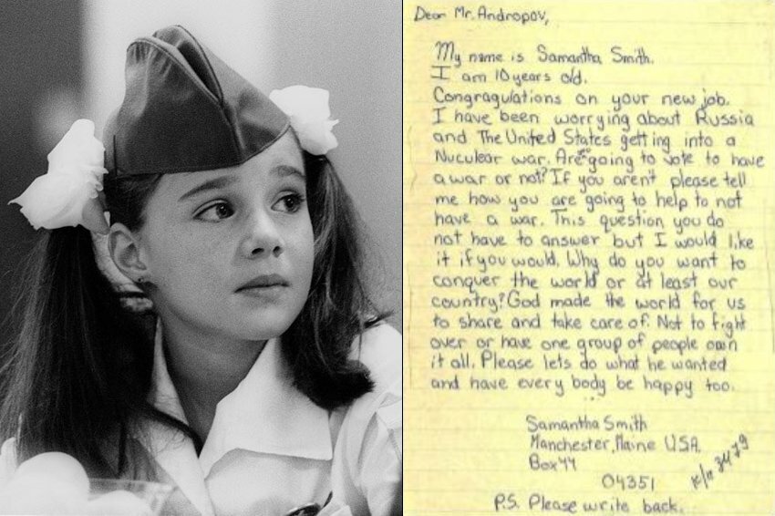 Андропов автограф. Письмо андропова саманте смит оригинал. 25 августа 1985 саманта смит. Письмо саманты смит андропову. Ответное письмо андропова саманте смит.