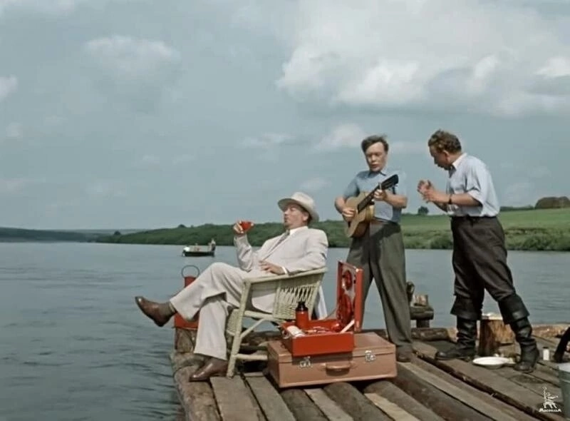 Отдых на реке Веселые картинки