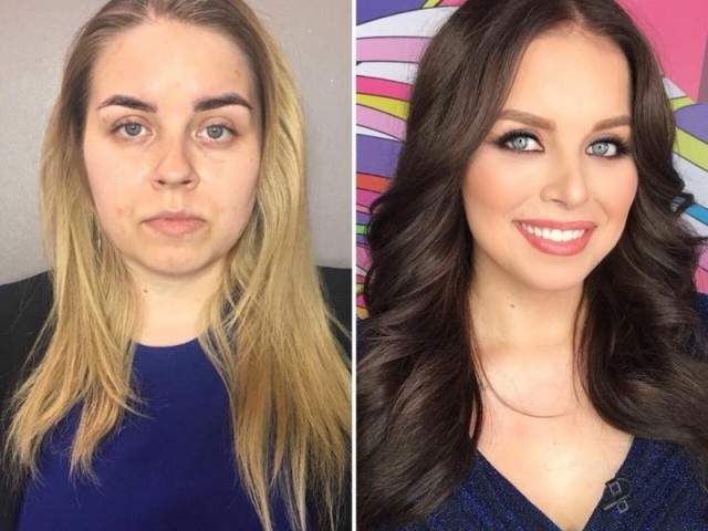 Как женщина меняет внешность