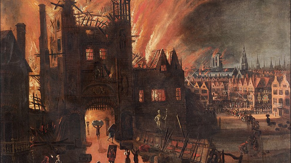 Лондон После Великого Пожара Джон Драйдэн