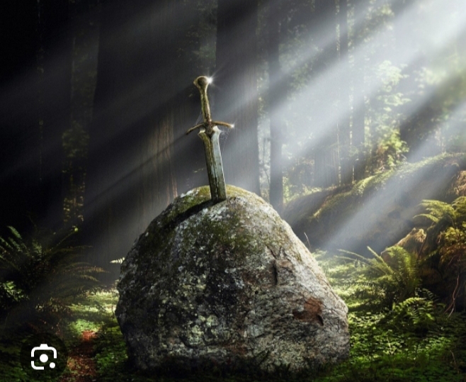 Меч в камне...