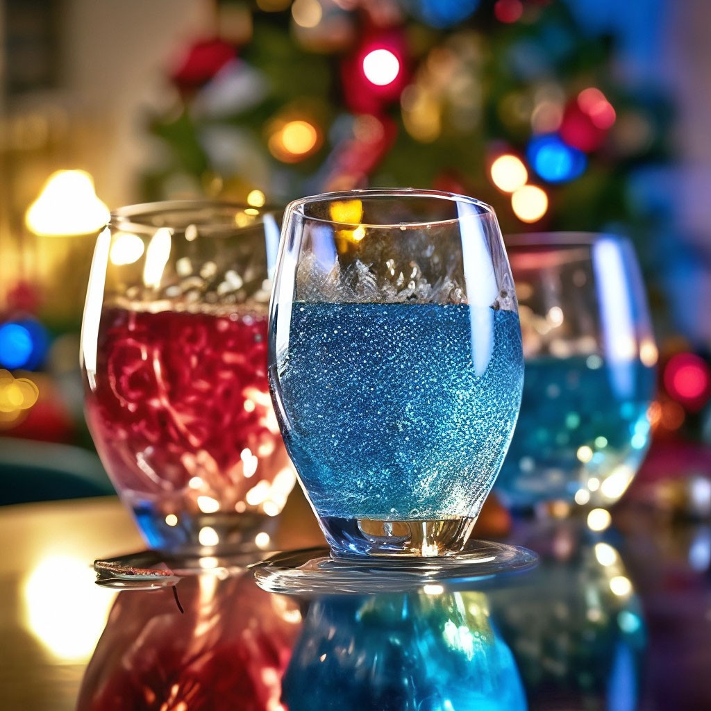 Меж новогодними стёклами