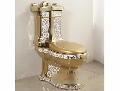 Золотой унитаз