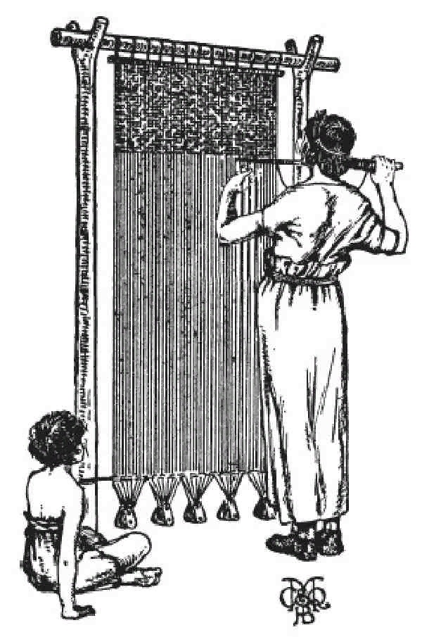 История появления ремесла. Ткацкий станок древних славян. Производство тканей в древности. История ткачества. Примитивный ткацкий станок эпохи неолита.