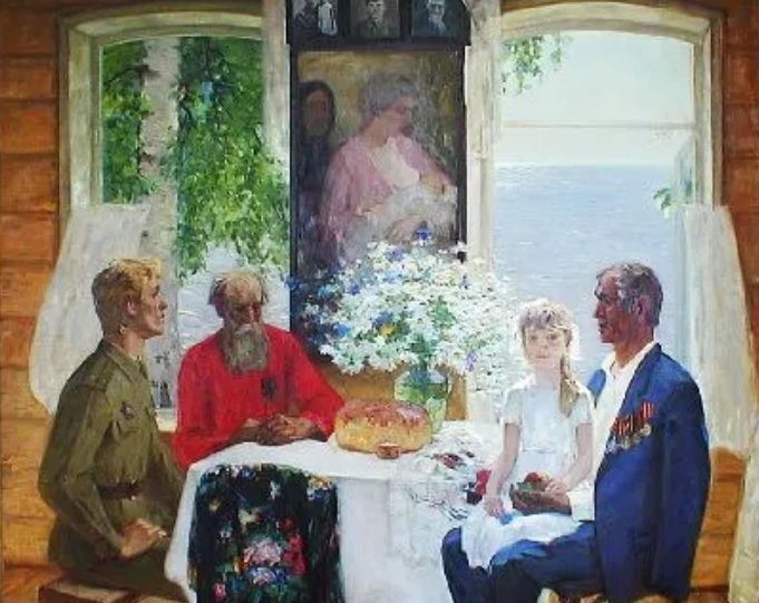 А он живёт...