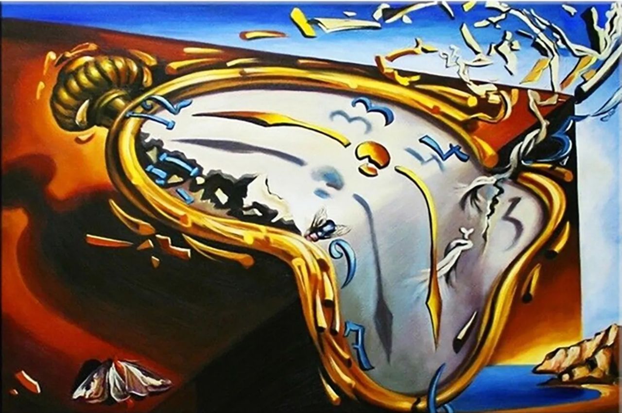 Дали утекающее время. Salvador Dali картины. Сальвадор дали часы утекающее. Абстракция Сальвадор Сальвадор дали. Картина часы Сальвадора дали.