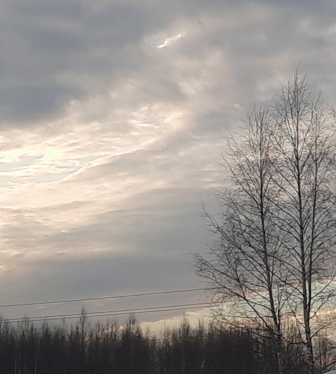 Растелились в твой след облака