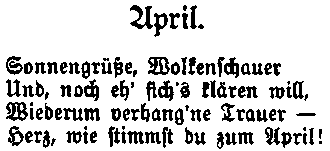 Martin Greif - April