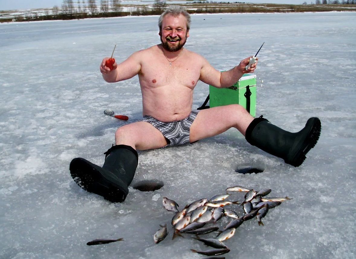 Довольный Рыбак