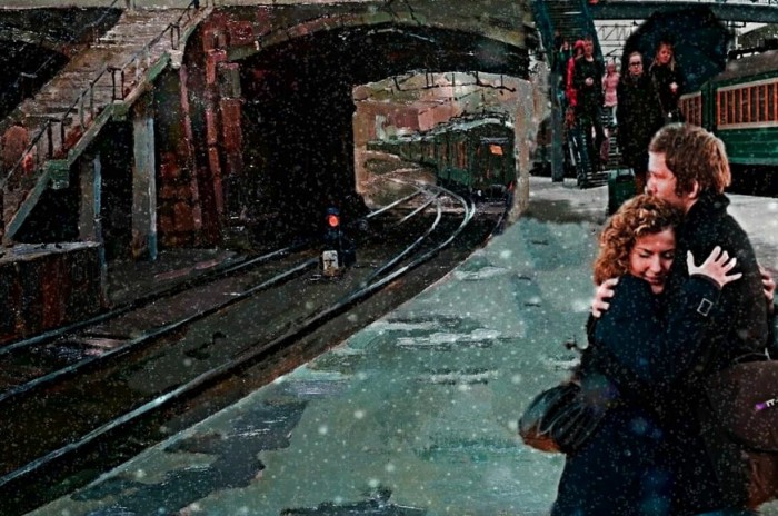 И опять электричка гриппует...