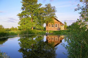 В чёрно-белом старинном кино...
