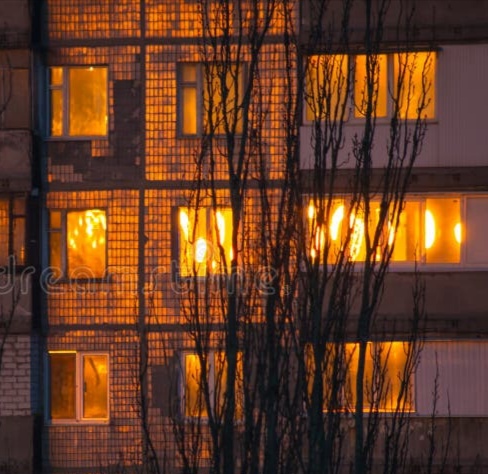 Утренний пожар