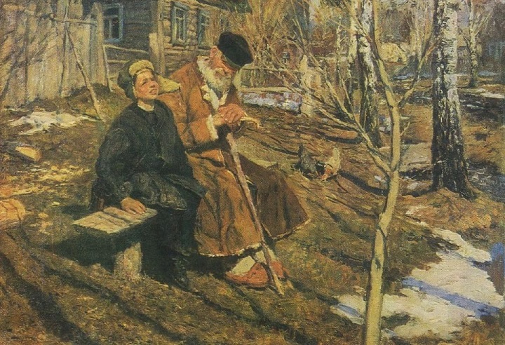 Весной. По картине Сергея Андреевича Тутунова