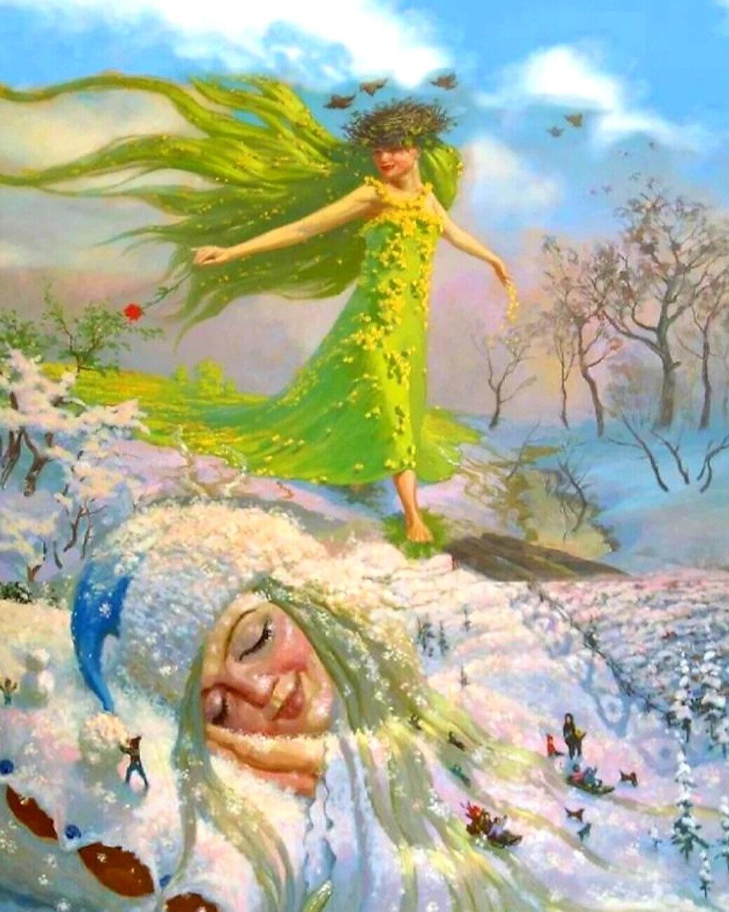 Спящая красавица Весна