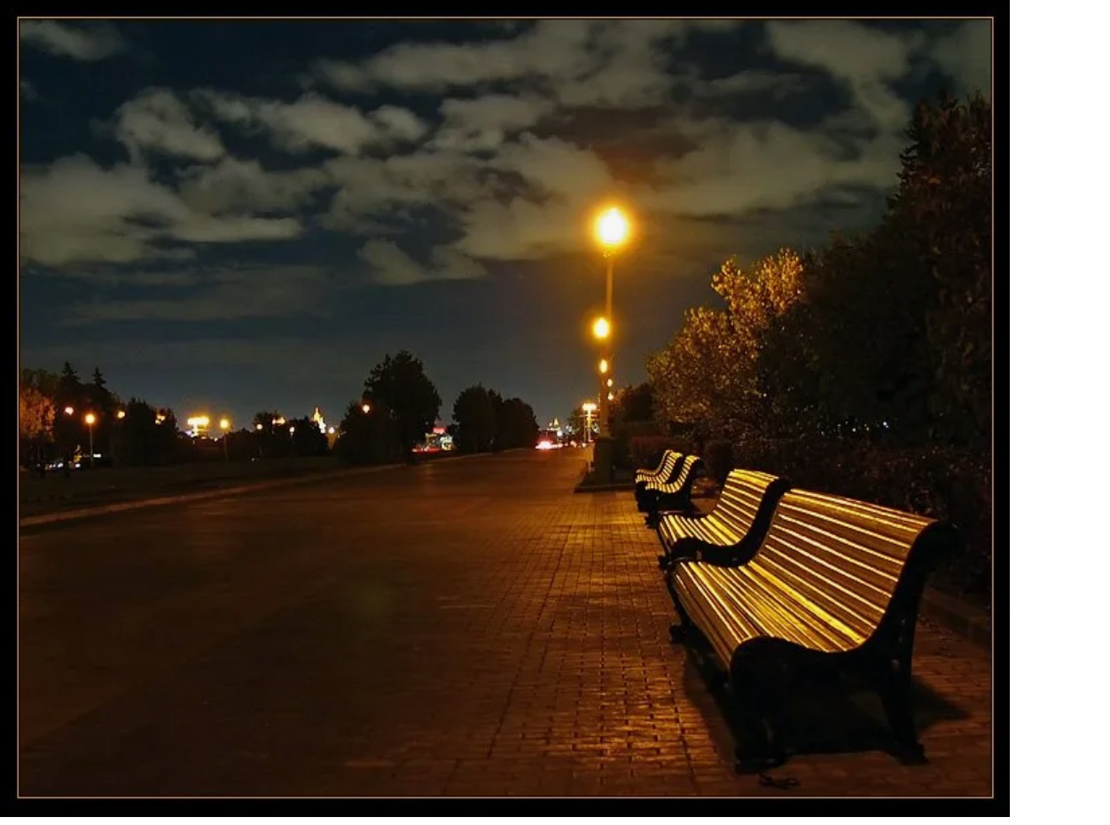 Вечером в городе