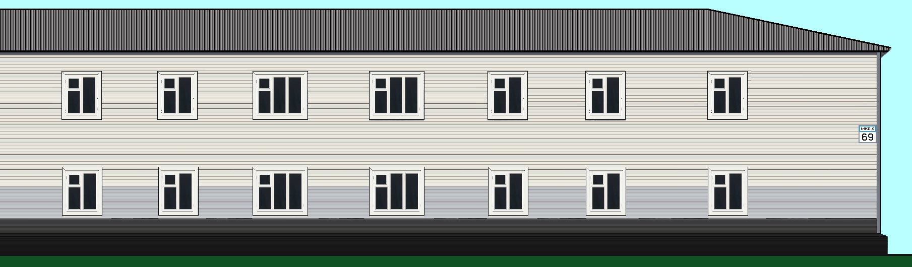 Мы рисуем домики Урая