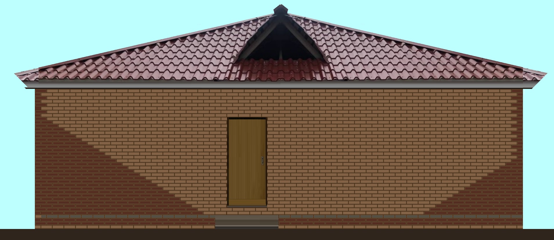 Рисуем домики Урая. Каменный цветок